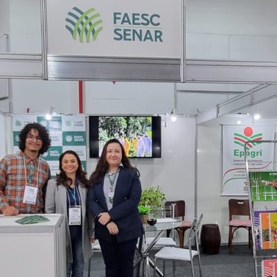 Sistema Faesc/Senar-SC presente na FEAL 2023 juntamente com a Epagri