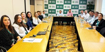 Reunião realizada na sede do Sistema Faesc/Senar contou com a presença de representantes de entidades e instituições parceiras. (Foto: Silvania Cuochinski/MB Comunicação)