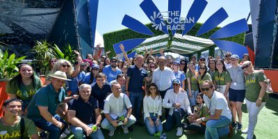 Jorginho Mello visita a The Ocean Race em Itajaí