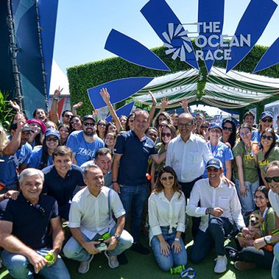 Jorginho Mello visita a The Ocean Race em Itajaí