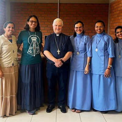 Igreja Católica de Joaçaba acolhe comunidade Servos de Maria do Coração de Jesus