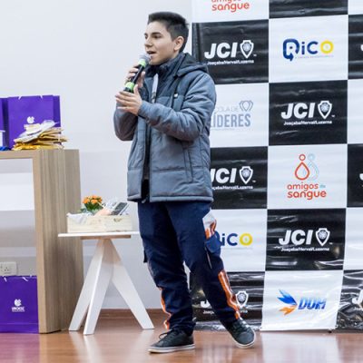 Ygor Martins Bleichuvlh, é o vencedor do projeto da JCI “Oratória nas Escola” 2023