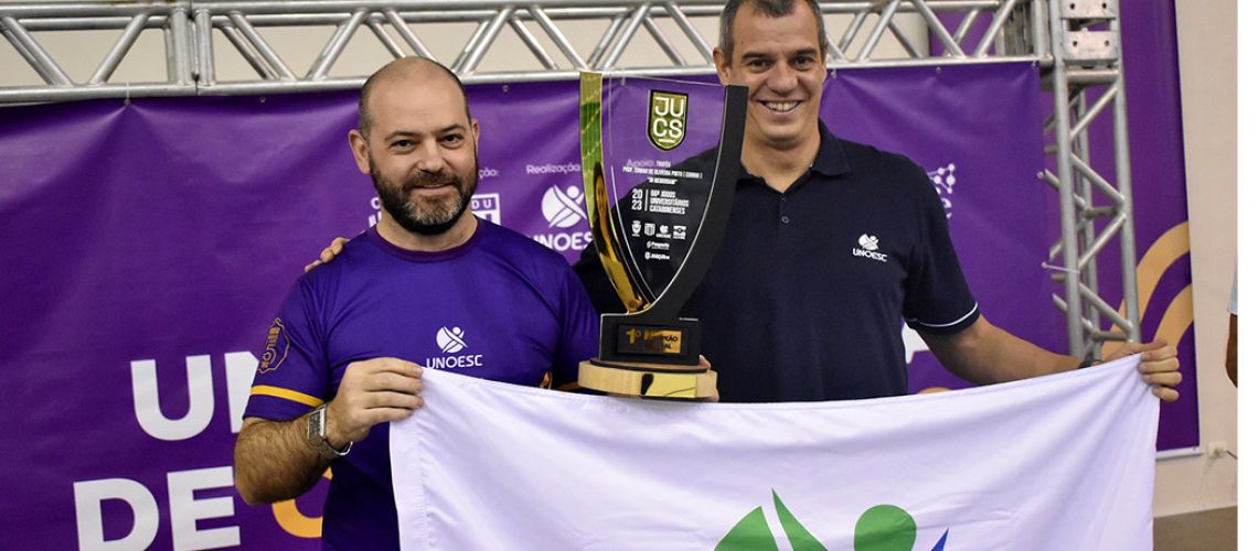 Unoesc conquista troféu de campeã geral dos JUCs 2023