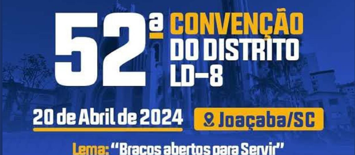 Joaçaba será palco da 52ª Convenção do Lions Clube de Santa Catarina