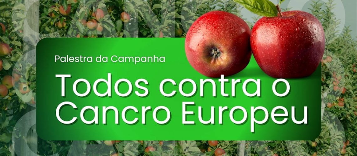 Campanha “Todos contra o cancro europeu” terá rodada de palestras em Fraiburgo na terça-feira (27)