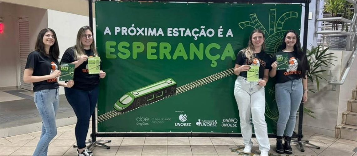 Estudantes de Publicidade e Propaganda elaboram campanha sobre a importância da doação de órgãos