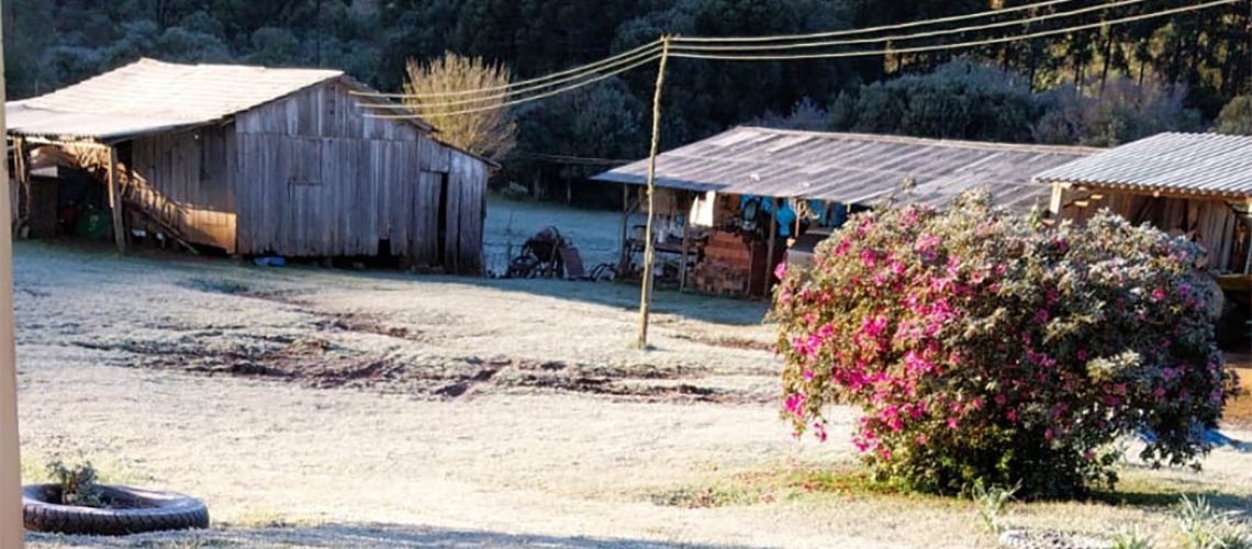 53 municípios de SC amanheceram com temperaturas negativas nesta terça-feira (13)/Foto: Tatiana Argenton