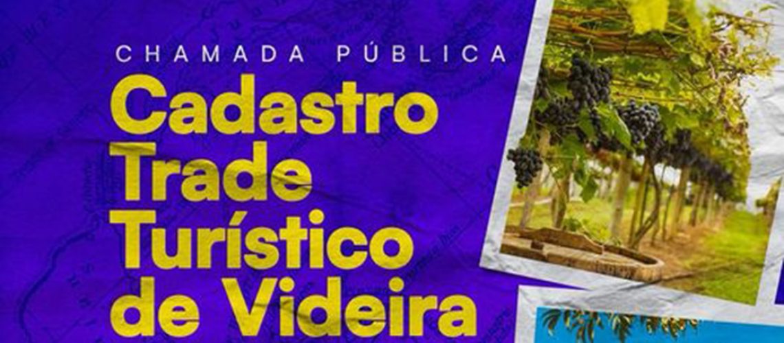 Prefeitura de Videira realiza chamada pública para cadastro do Trade Turístico do Município