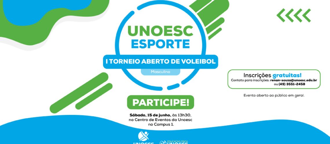 Unoesc Esporte será realizado neste sábado em Joaçaba