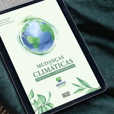 Professora da Unoesc lança e-book sobre mudanças climáticas