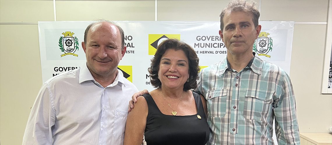 Vice-Governadora de Santa Catarina, Marilisa Boehm, visita Herval d'Oeste