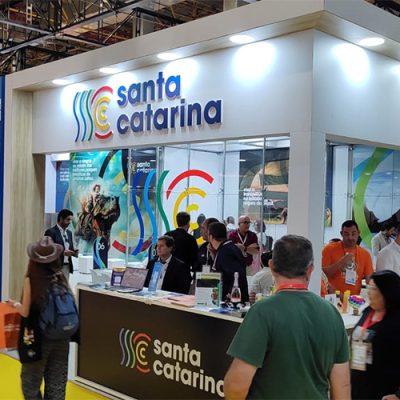 Santa Catarina está em evidência na WTM Latin America 2024/Foto: Evandro Novak-Bom Dia SC