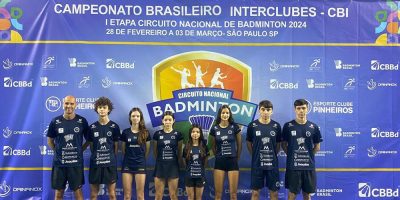 Atletas de Joaçaba conquistaram 9 medalhas no Nacional de Badminton em São Paulo