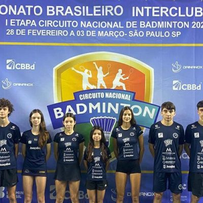 Atletas de Joaçaba conquistaram 9 medalhas no Nacional de Badminton em São Paulo