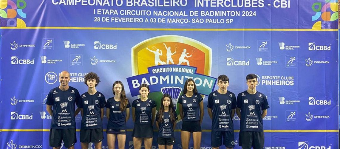 Atletas de Joaçaba conquistaram 9 medalhas no Nacional de Badminton em São Paulo