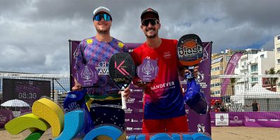 André Baran conquista título inédito de beach tennis para o Brasil/ Foto :Arquivo Pessoal