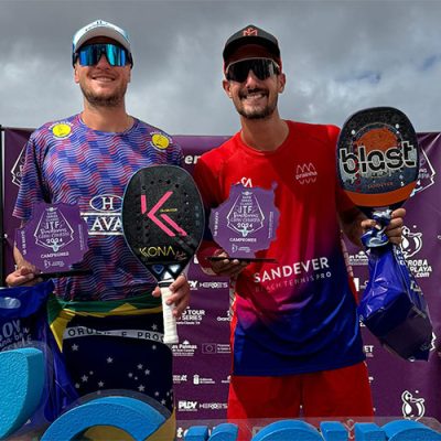 André Baran conquista título inédito de beach tennis para o Brasil/ Foto :Arquivo Pessoal