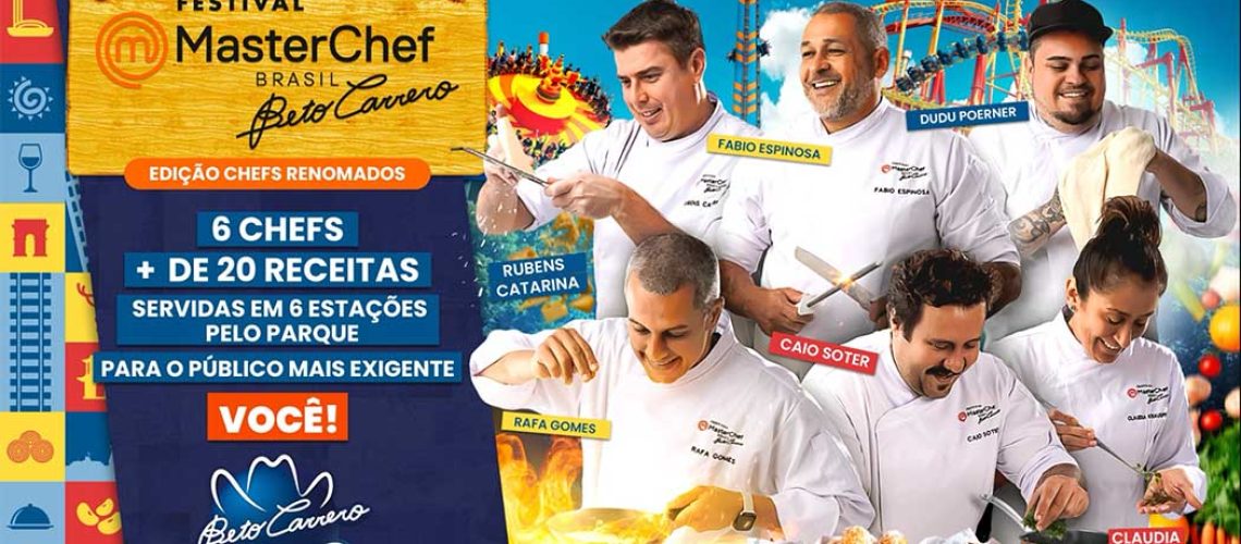 5ª Edição do Festival MasterChef Brasil Beto Carrero começou