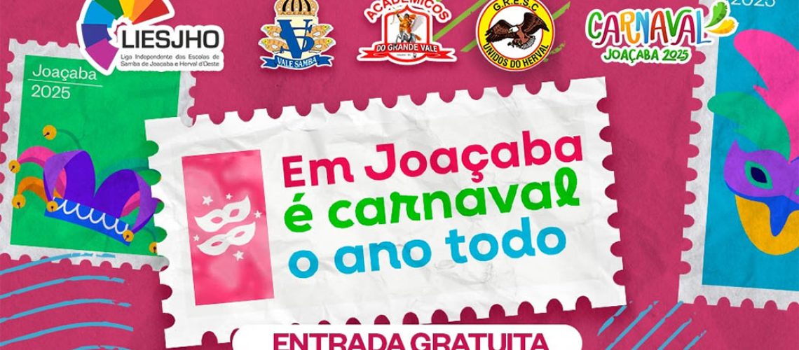 Carnaval Joaçaba 2025 será lançado com grande evento neste sábado (26)