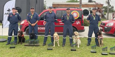 CBMSC foi destaque na Competição Internacional de Cães de Trabalho