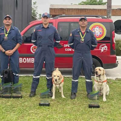 CBMSC foi destaque na Competição Internacional de Cães de Trabalho