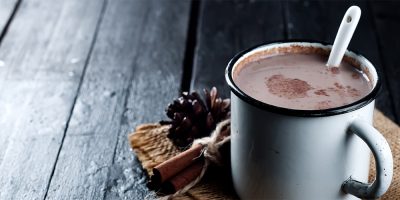 Chocolate quente proteico