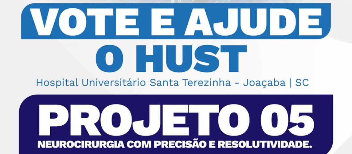 Projeto do HUST participa de votação virtual de Orçamento Participativo 2025