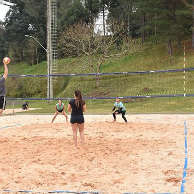 Unoesc Joaçaba inaugura quadras de vôlei de areia e de basquete 3×3