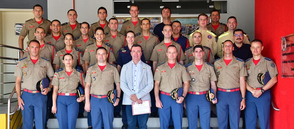 Bombeiros de SC iniciam pós-graduação em Gestão de Investigação de Incêndios e Explosões