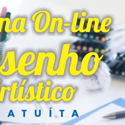 A Oficina de Desenho Artístico será on-line e é gratuita