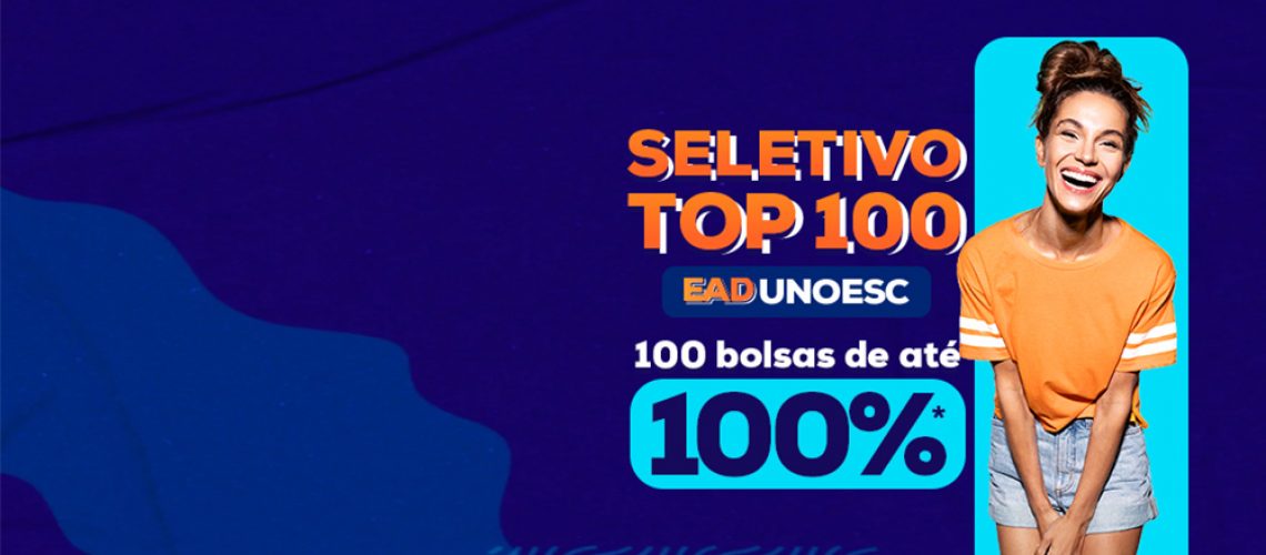 Essa é a primeira vez que a universidade realiza o Seletivo TOP 100