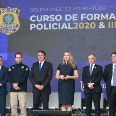 cerimônia de formatura dos agentes na Academia Nacional da Polícia Rodoviária Federal/Foto: Julio Cavalheiro/Secom