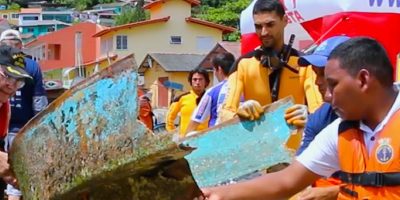 O projeto Limpeza dos Mares retorna ao local onde começou