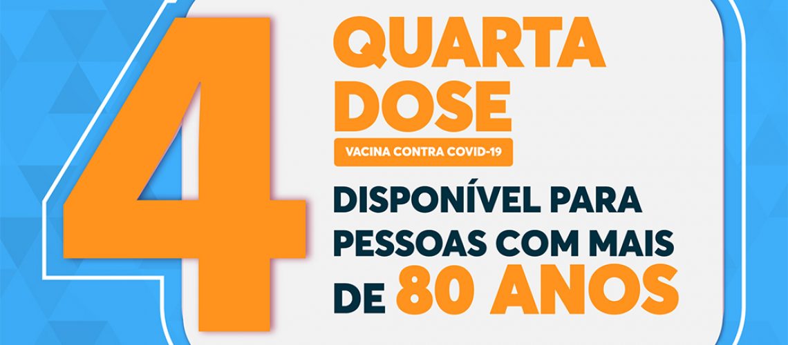 Idosos com 80 anos ou mais já podem tomar a 4ª dose da vacina em Joaçaba