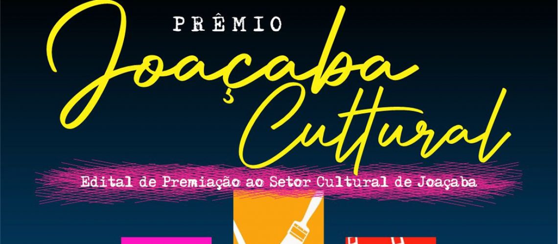 Intendência de Cultura lança edital do Prêmio Joaçaba Cultural 2021