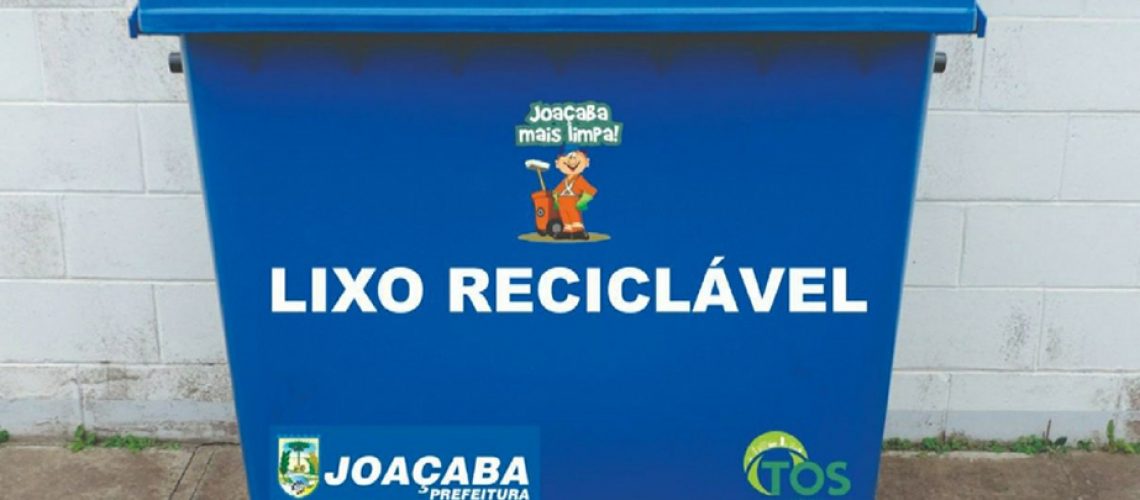 Joaçaba instalou mais 200 contêineres na área central do Município/Foto: Assessoria de Imprensa