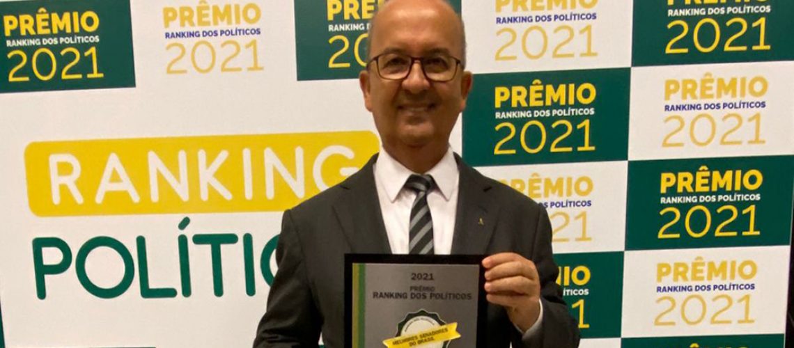 O senador Jorginho Mello (PL-SC) conquistou a premiação Melhores Senadores de 2021 do Ranking dos Político