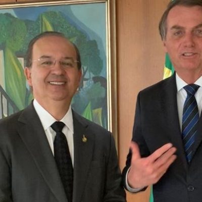 Senador Jorginho Mello e o Presidente Jair Bolsonaro