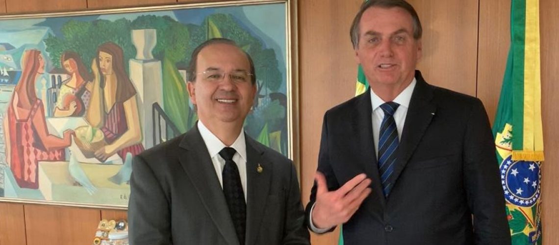 Senador Jorginho Mello e o Presidente Jair Bolsonaro