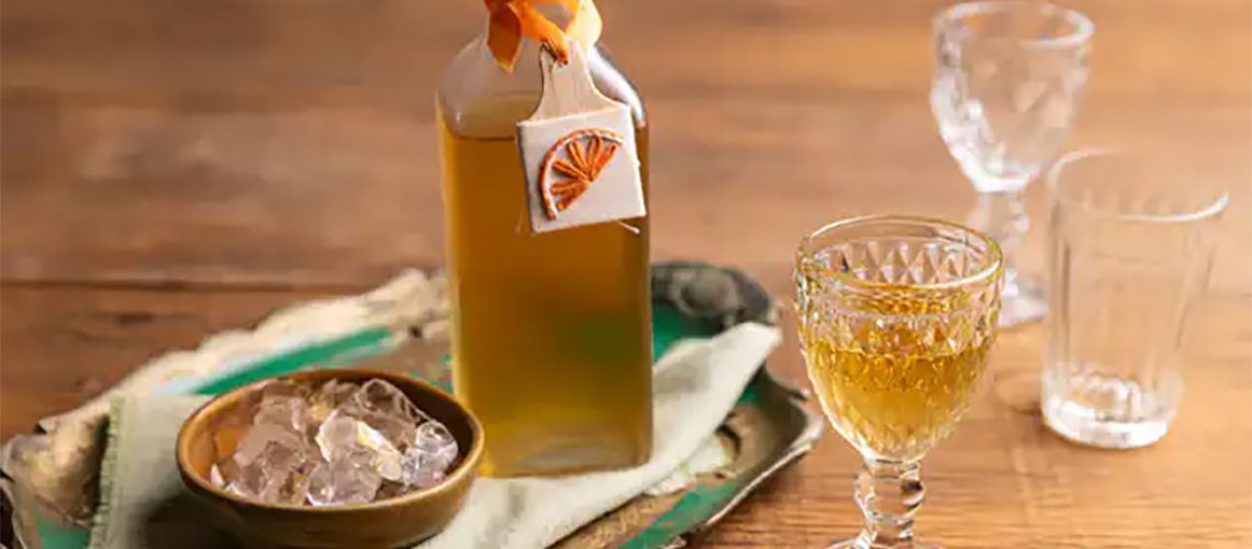 Licor de laranja caseiro (arancello)