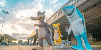 Blue Park apresenta novos personagens que são a cara
do maior parque aquático do sul do Brasil