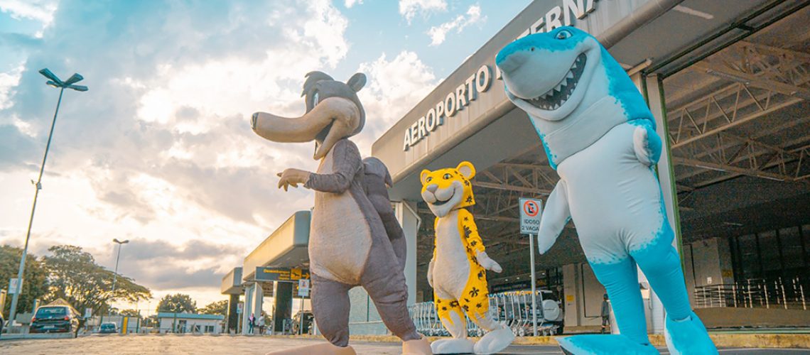 Blue Park apresenta novos personagens que são a cara
do maior parque aquático do sul do Brasil