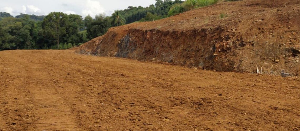 Foi realizada recentemente a escavação para uma granja de suínos na linha Santo Isidoro/Foto: Assessoria de Imprensa