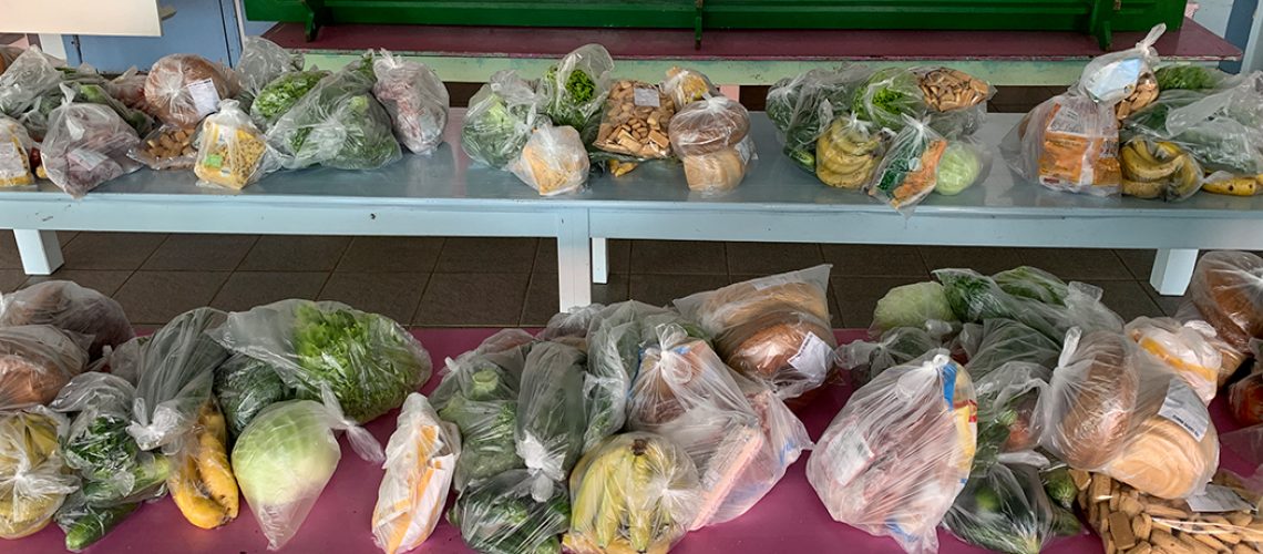 O Kit foi composto por cerca de 1 kg de cada alimento/Foto: Assessoria