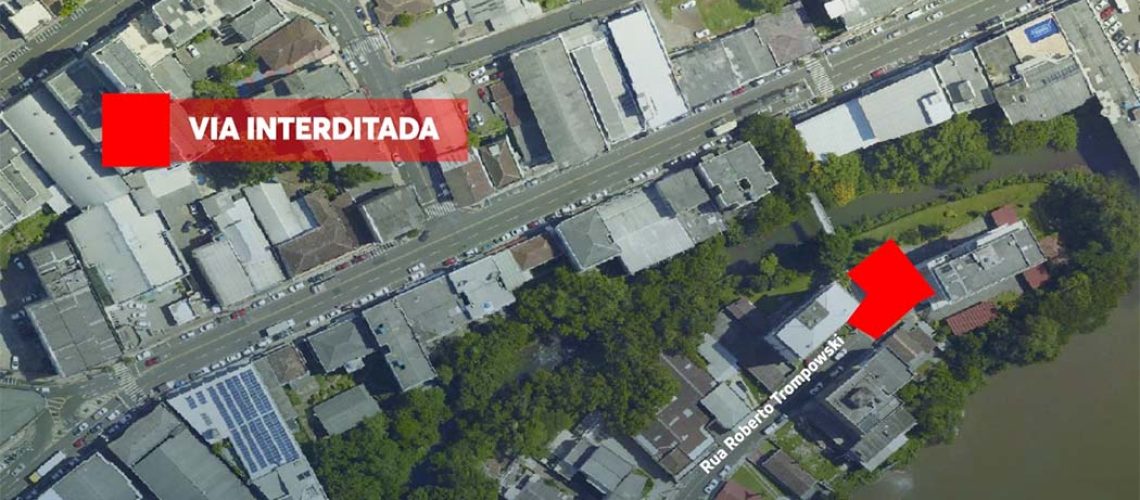 Atenção: Rua Roberto Trompowski será interditada nesta segunda-feira (24) em Joaçaba