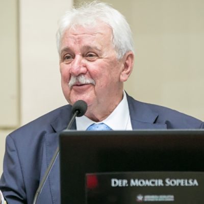 Deputado Moacir Sopelsa, que assumiu a Presidência da Alesc/Foto: Rodolfo Espínola/Agência AL