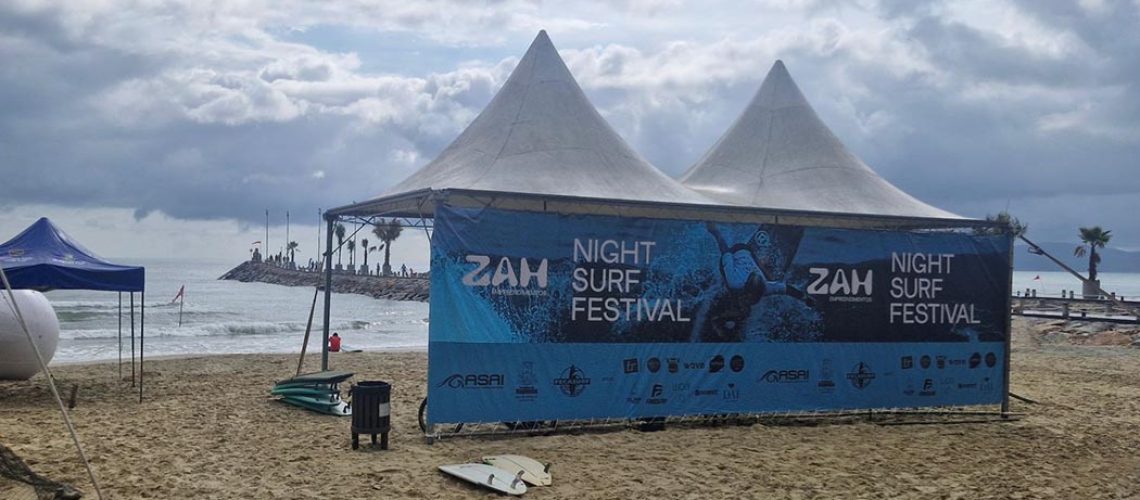 Itapema estreia campeonato de surf noturno com o Night Surf Festival