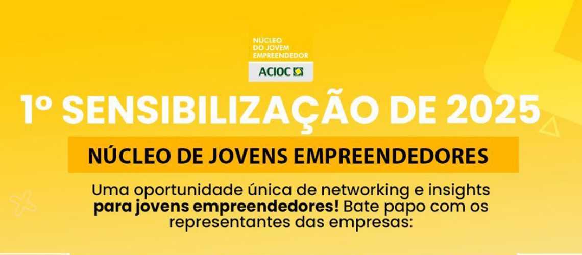 ACIOC promove na segunda-feira (17) em Joaçaba, painel com empresários de destaque da região