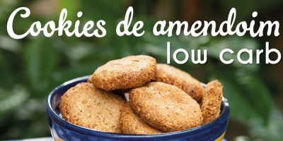 Cookies de amendoim lowcarb