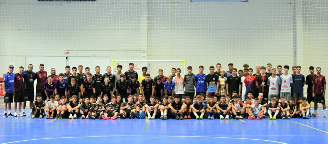 Seletiva das categorias de base do Joaçaba Futsal reúne mais de 350 atletas